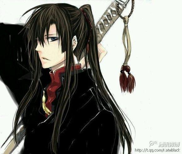 长发男生动漫，小巷深处的神秘宝藏探索