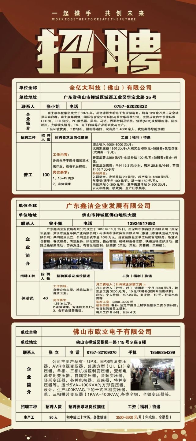 中山南朗最新招聘信息，学习、变化，成就您的未来之路