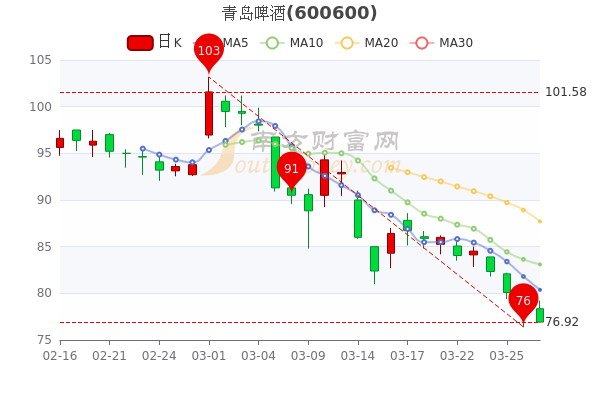 青岛啤酒个股行情深度解析