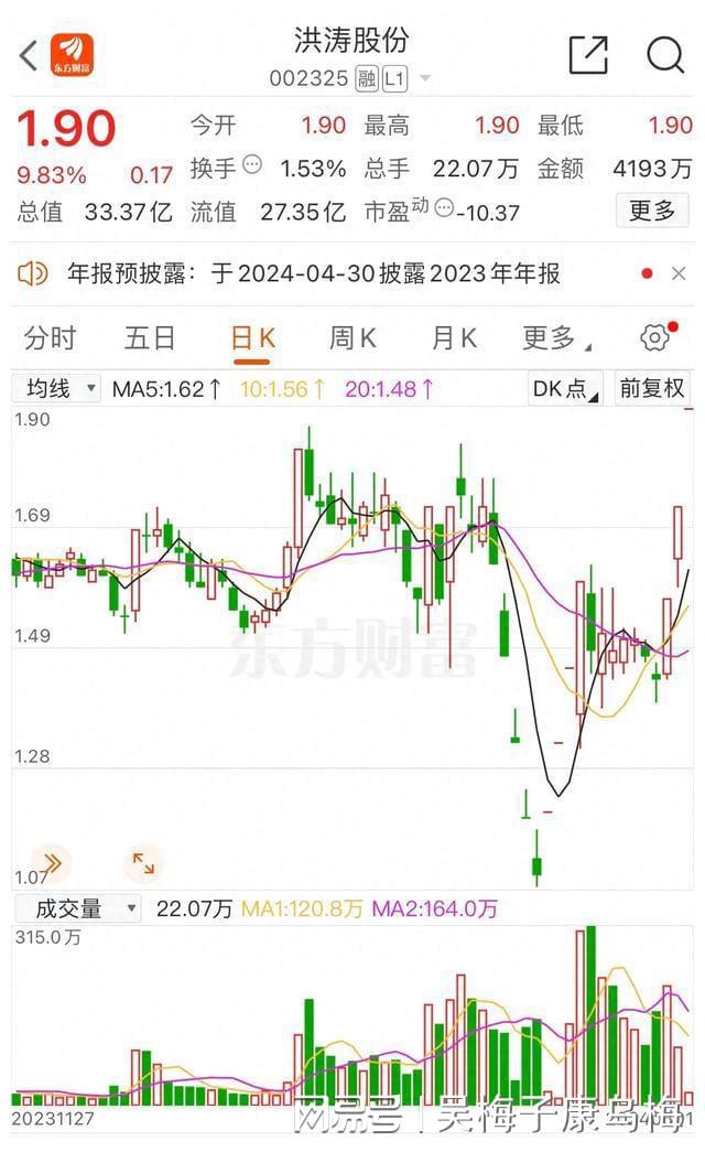 洪涛股票行情深度解析，力量与地位变迁探究